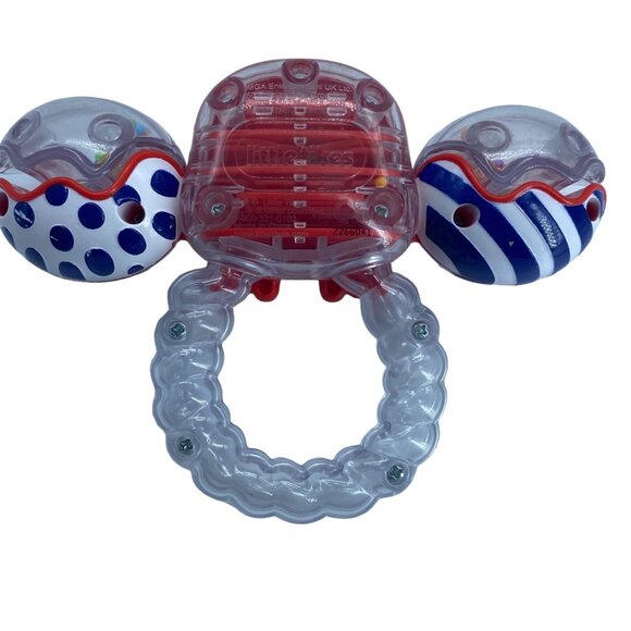 Little Tikes Baby Crab Rattle Toy With Textured Teething Ring & Colorful Beads - Picture 2 of 5